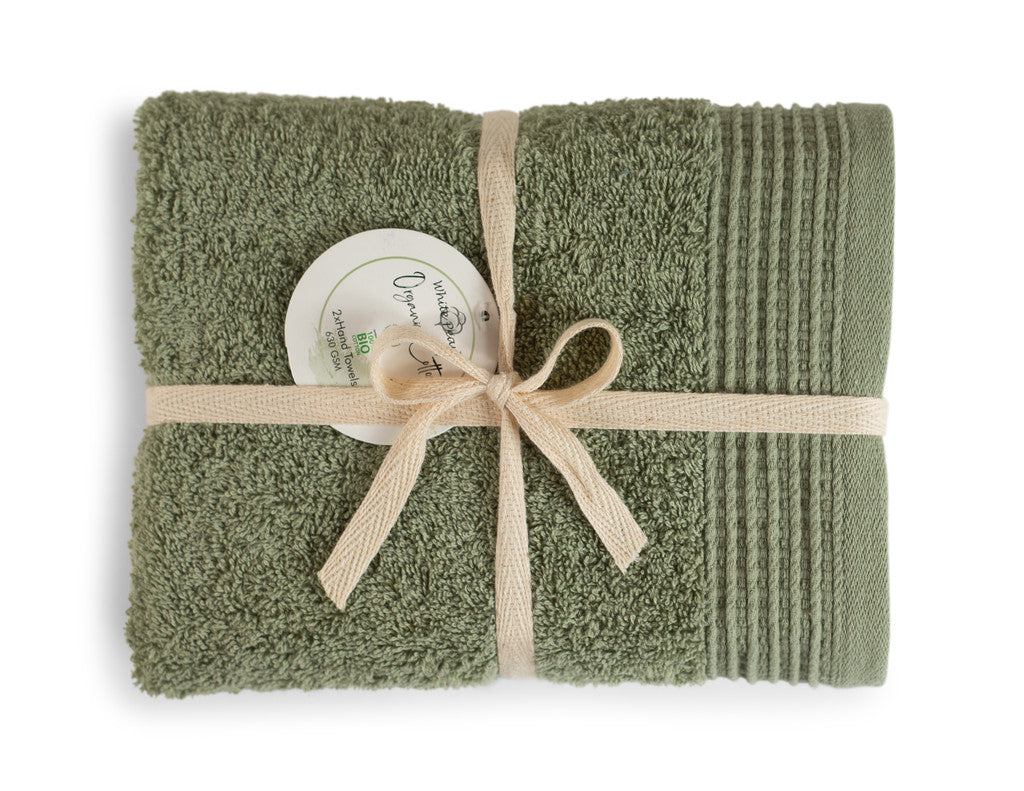 100% Organic Cotton Towels - Gift Ribboned