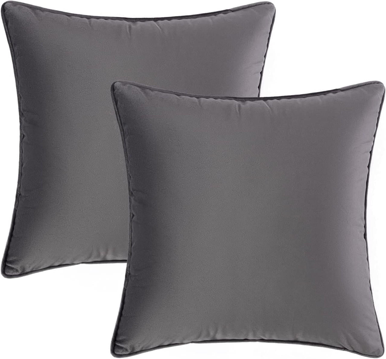 Set of 2 Cushions with Velvet Covers Included - 45x45 cm