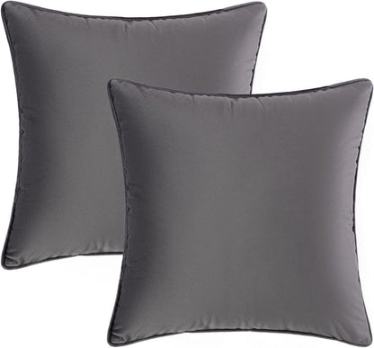 Set of 2 Cushions with Velvet Covers Included - 45x45 cm