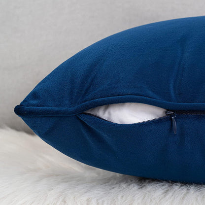 Set of 2 Cushions with Velvet Covers Included - 45x45 cm