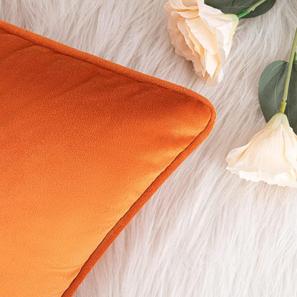 Set of 2 Cushions with Velvet Covers Included - 45x45 cm