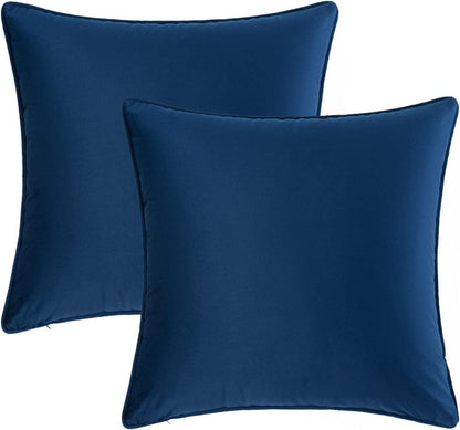Set of 2 Cushions with Velvet Covers Included - 45x45 cm