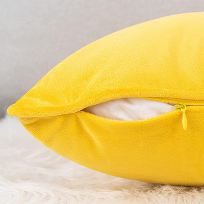 Set of 2 Cushions with Velvet Covers Included - 45x45 cm