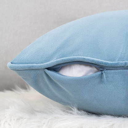 Set of 2 Cushions with Velvet Covers Included - 45x45 cm