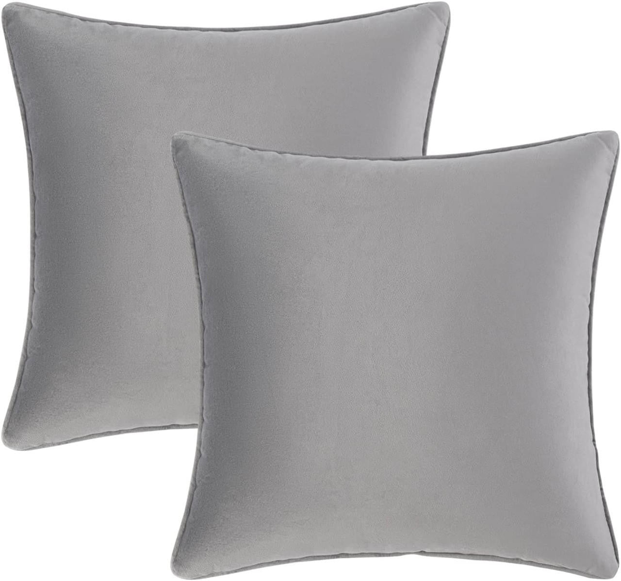 Set of 2 Cushions with Velvet Covers Included - 45x45 cm