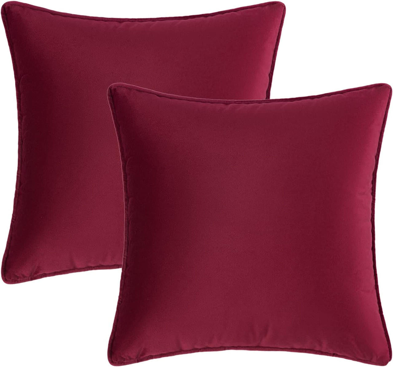 Set of 2 Cushions with Velvet Covers Included - 45x45 cm