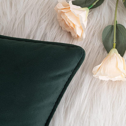 Set of 2 Cushions with Velvet Covers Included - 45x45 cm