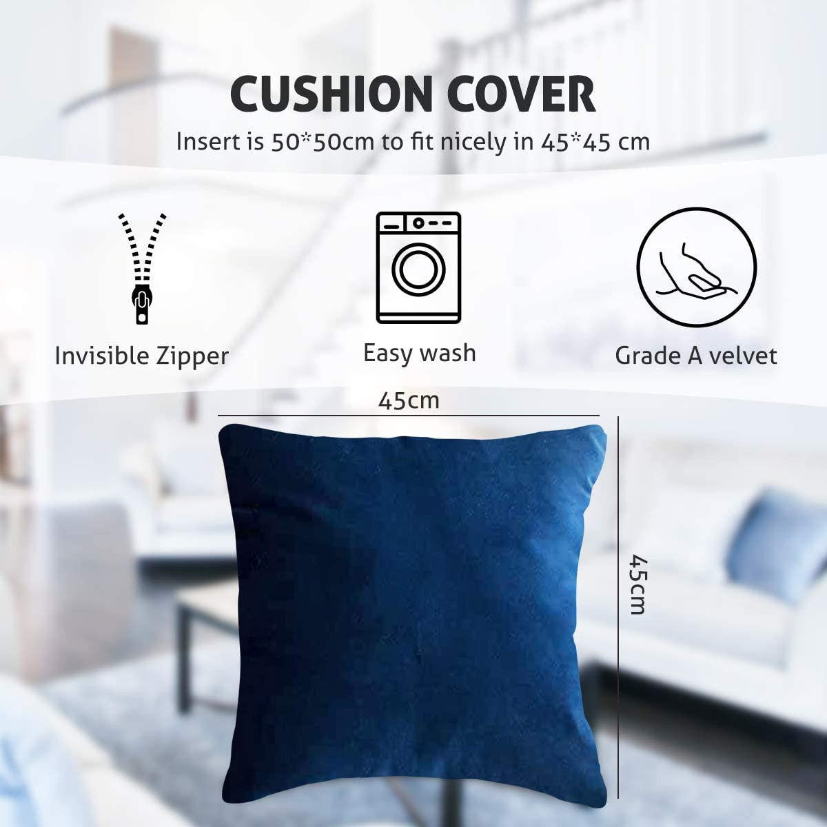 Wholesale Premium Velvet Cushion Covers - 45x45cm