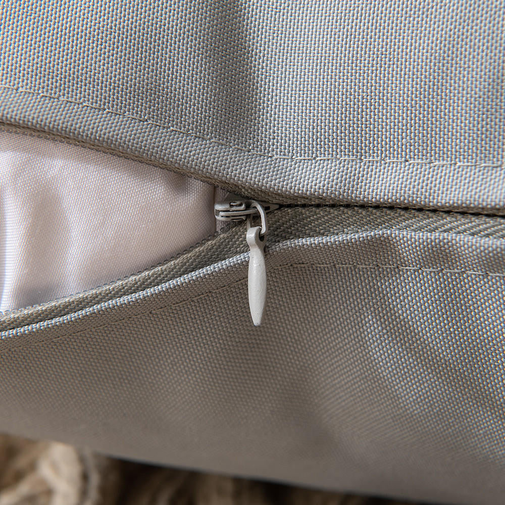 Set of 2 Outdoor Cushions with Waterproof Covers Included - 45x45 cm