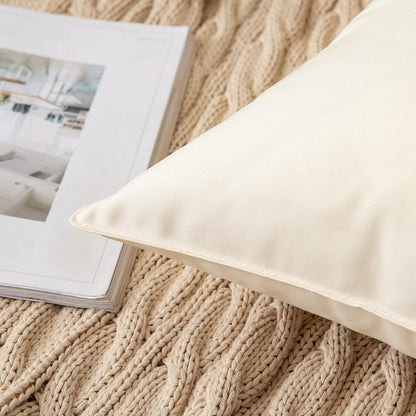 Set of 2 Outdoor Cushions with Waterproof Covers Included - 45x45 cm