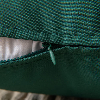 Set of 2 Outdoor Cushions with Waterproof Covers Included - 45x45 cm