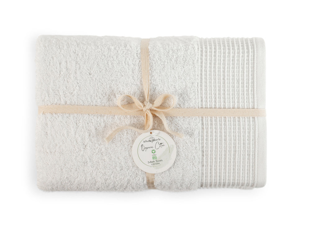 100% Organic Cotton Towels - Gift Ribboned